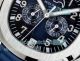Swiss Copy Patek Philippe Aquanaut Luce 5261 Annual Calendar Blue Rubber Strap Watch (3)_th.jpg